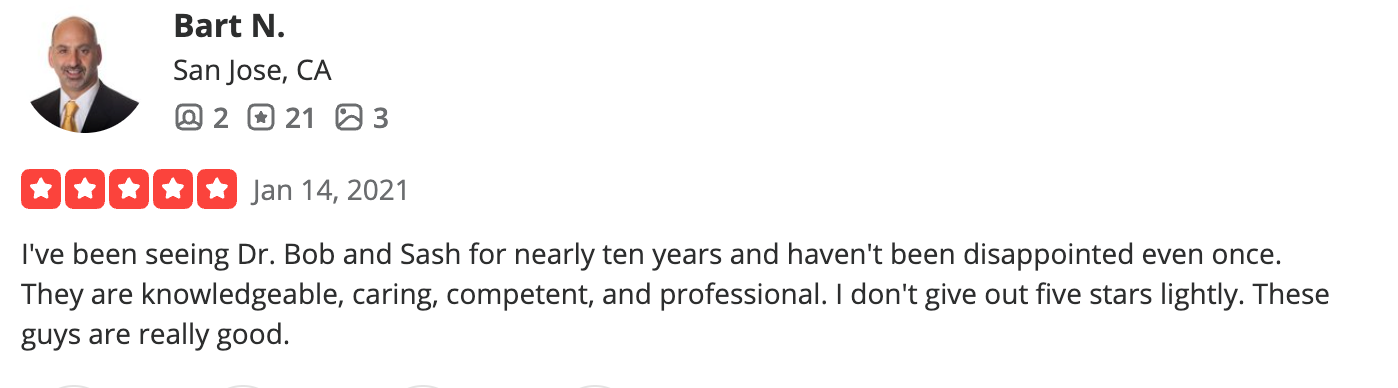 Yelp review from Bart N.